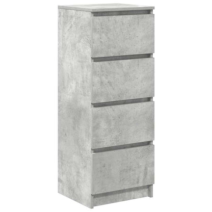 vidaXL Sideboard Concrete Grey 37.5x35x99 cm Engineered Wood