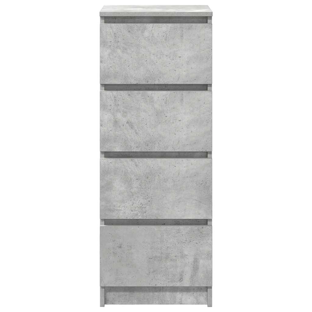 vidaXL Sideboard Concrete Grey 37.5x35x99 cm Engineered Wood