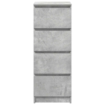 vidaXL Sideboard Concrete Grey 37.5x35x99 cm Engineered Wood