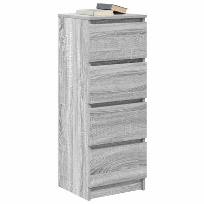 vidaXL Sideboard Grey Sonoma 37.5x35x99 cm Engineered Wood