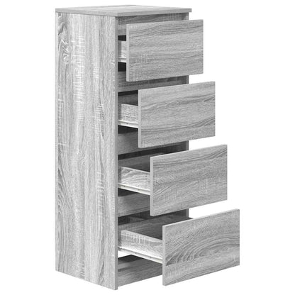 vidaXL Sideboard Grey Sonoma 37.5x35x99 cm Engineered Wood