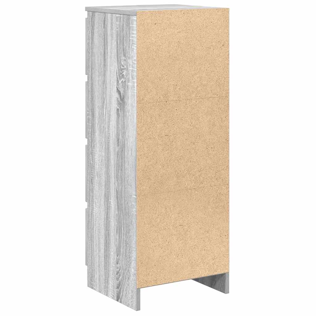 vidaXL Sideboard Grey Sonoma 37.5x35x99 cm Engineered Wood