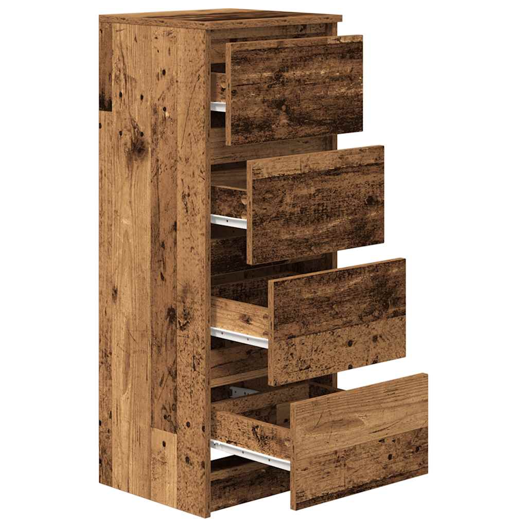 vidaXL Sideboard Old Wood 37.5x35x99 cm Engineered Wood