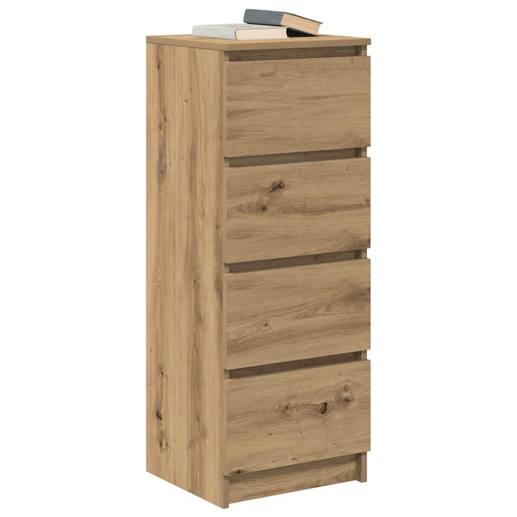 vidaXL Sideboard Artisan Oak 37.5x35x99 cm Engineered Wood