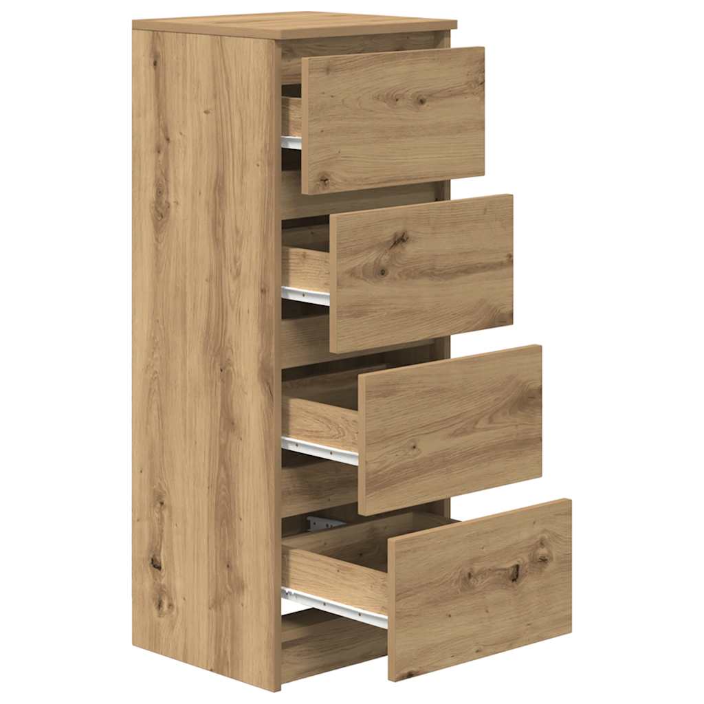 vidaXL Sideboard Artisan Oak 37.5x35x99 cm Engineered Wood