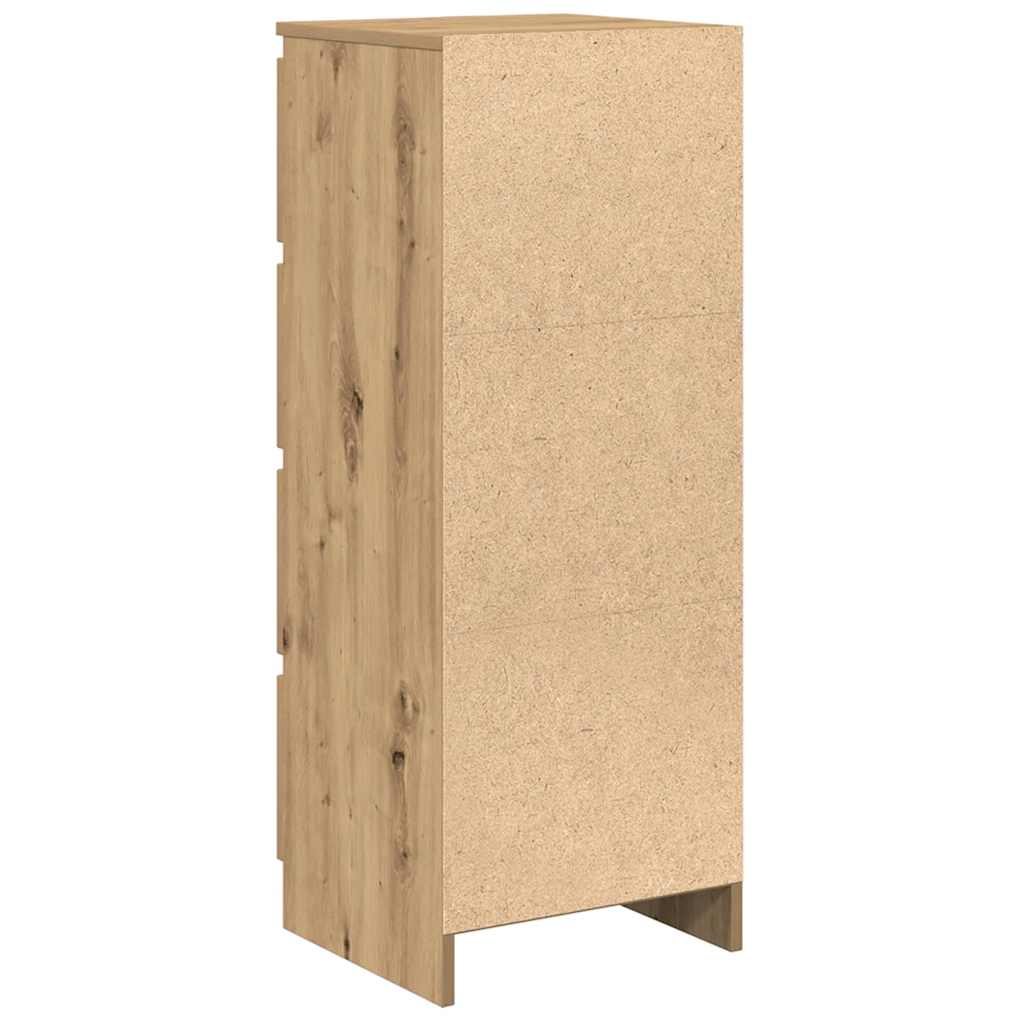 vidaXL Sideboard Artisan Oak 37.5x35x99 cm Engineered Wood