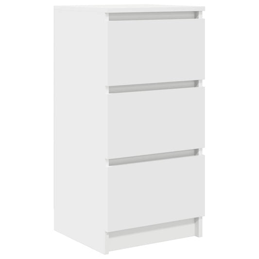 vidaXL Sideboard White 37.5x35x76 cm Engineered Wood