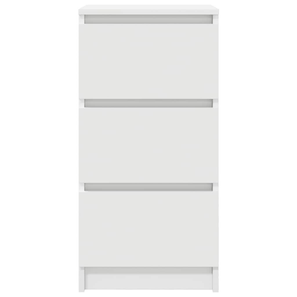 vidaXL Sideboard White 37.5x35x76 cm Engineered Wood