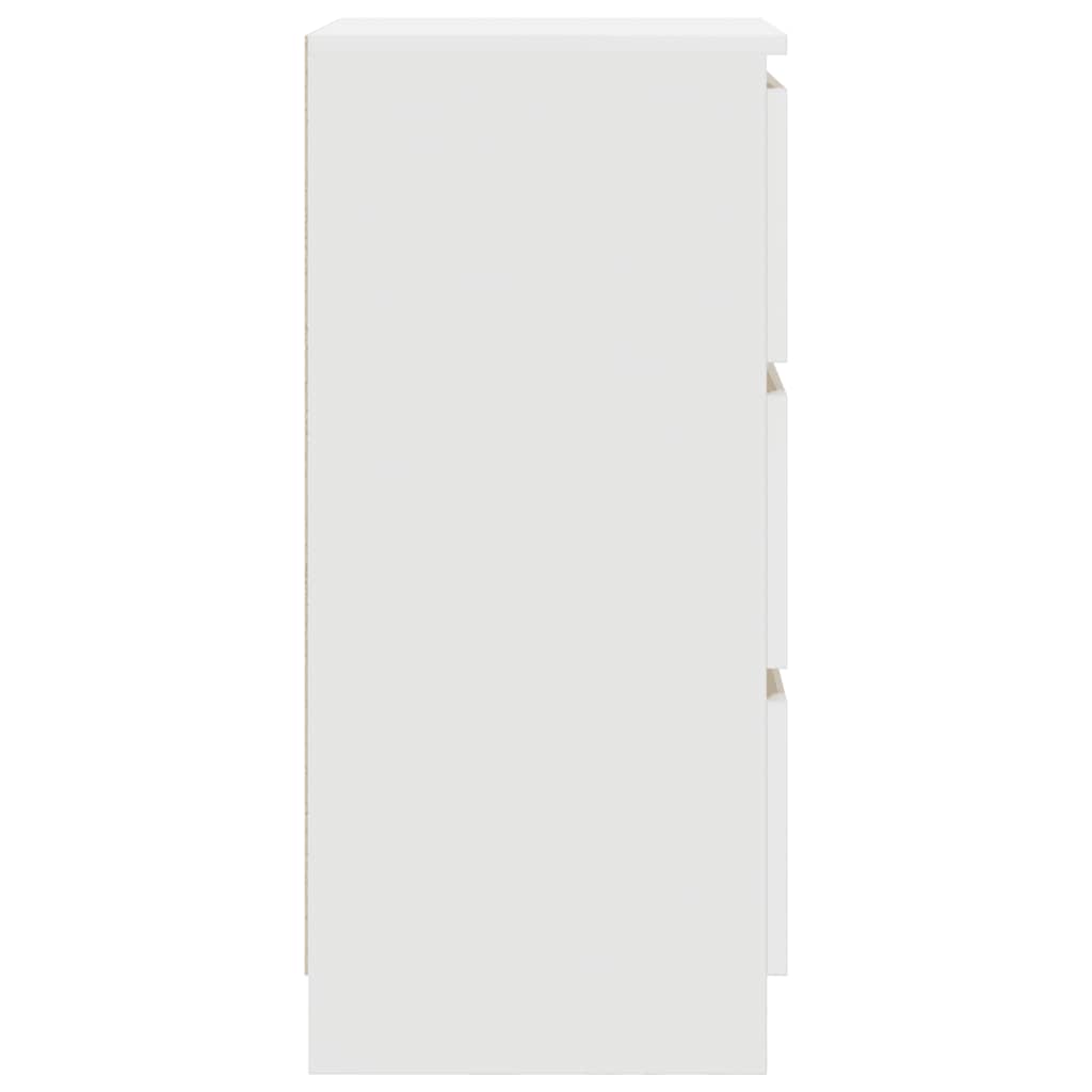vidaXL Sideboard White 37.5x35x76 cm Engineered Wood