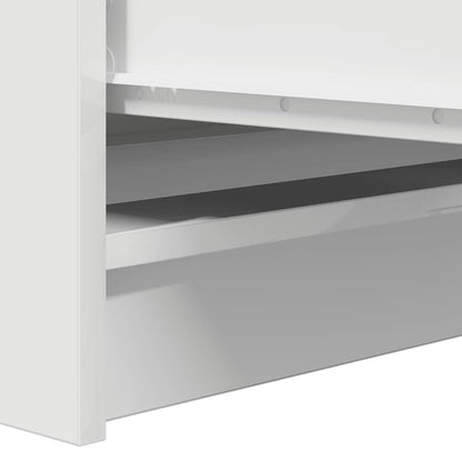 vidaXL Sideboard White 37.5x35x76 cm Engineered Wood