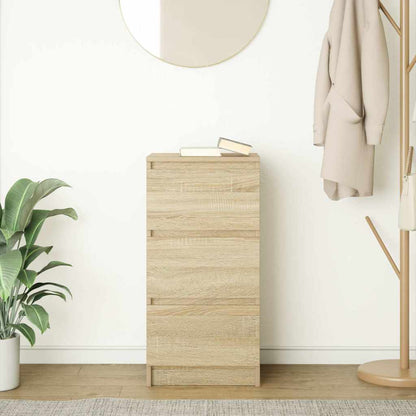 vidaXL Sideboard Sonoma Oak 37.5x35x76 cm Engineered Wood