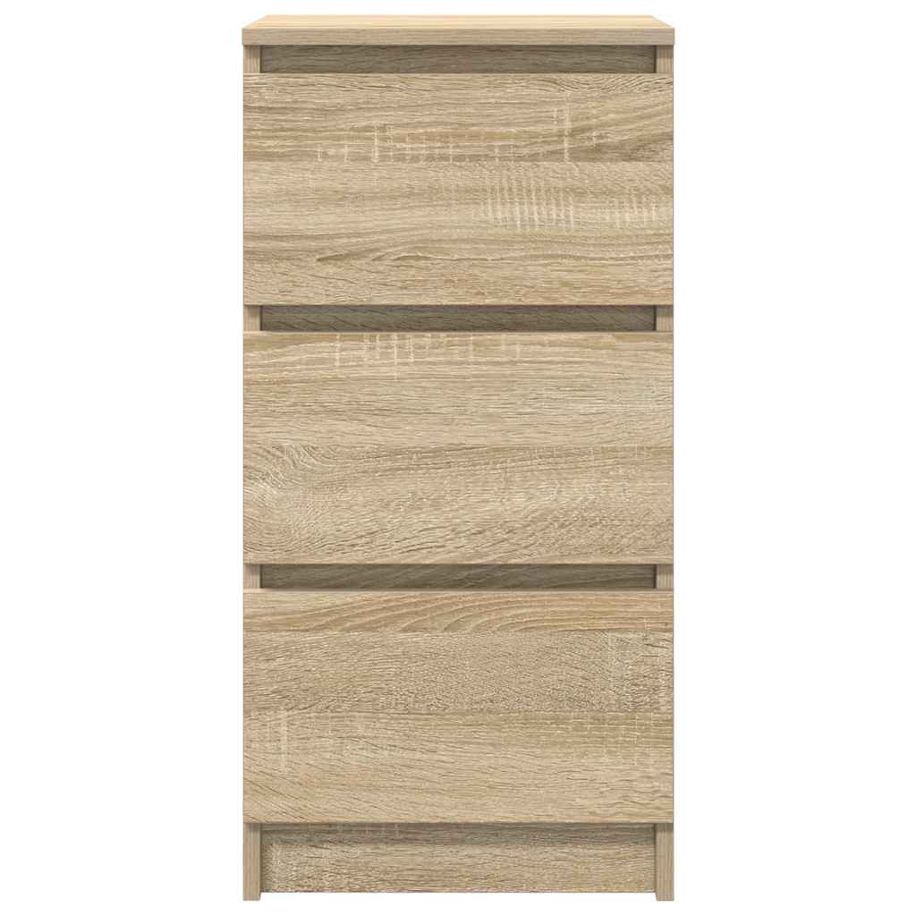 vidaXL Sideboard Sonoma Oak 37.5x35x76 cm Engineered Wood