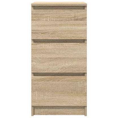 vidaXL Sideboard Sonoma Oak 37.5x35x76 cm Engineered Wood