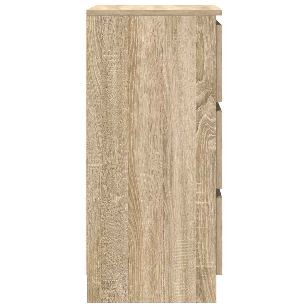 vidaXL Sideboard Sonoma Oak 37.5x35x76 cm Engineered Wood