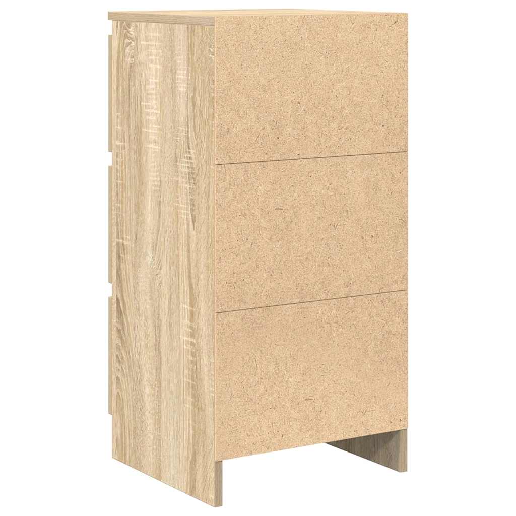 vidaXL Sideboard Sonoma Oak 37.5x35x76 cm Engineered Wood