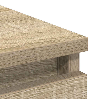 vidaXL Sideboard Sonoma Oak 37.5x35x76 cm Engineered Wood