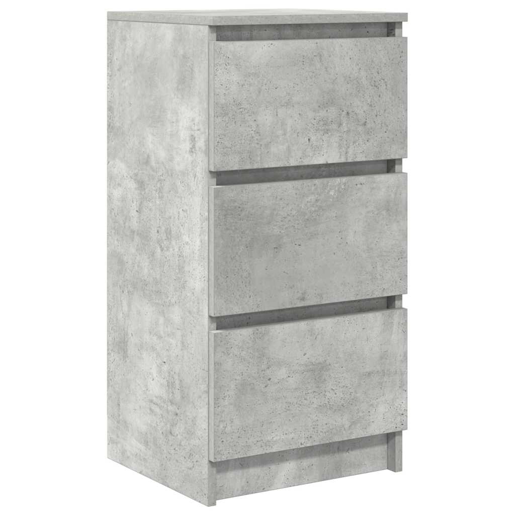vidaXL Sideboard Concrete Grey 37.5x35x76 cm Engineered Wood