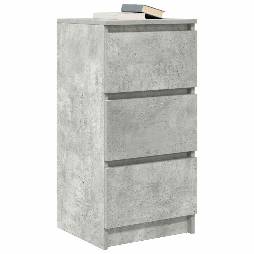 vidaXL Sideboard Concrete Grey 37.5x35x76 cm Engineered Wood