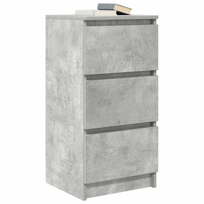vidaXL Sideboard Concrete Grey 37.5x35x76 cm Engineered Wood