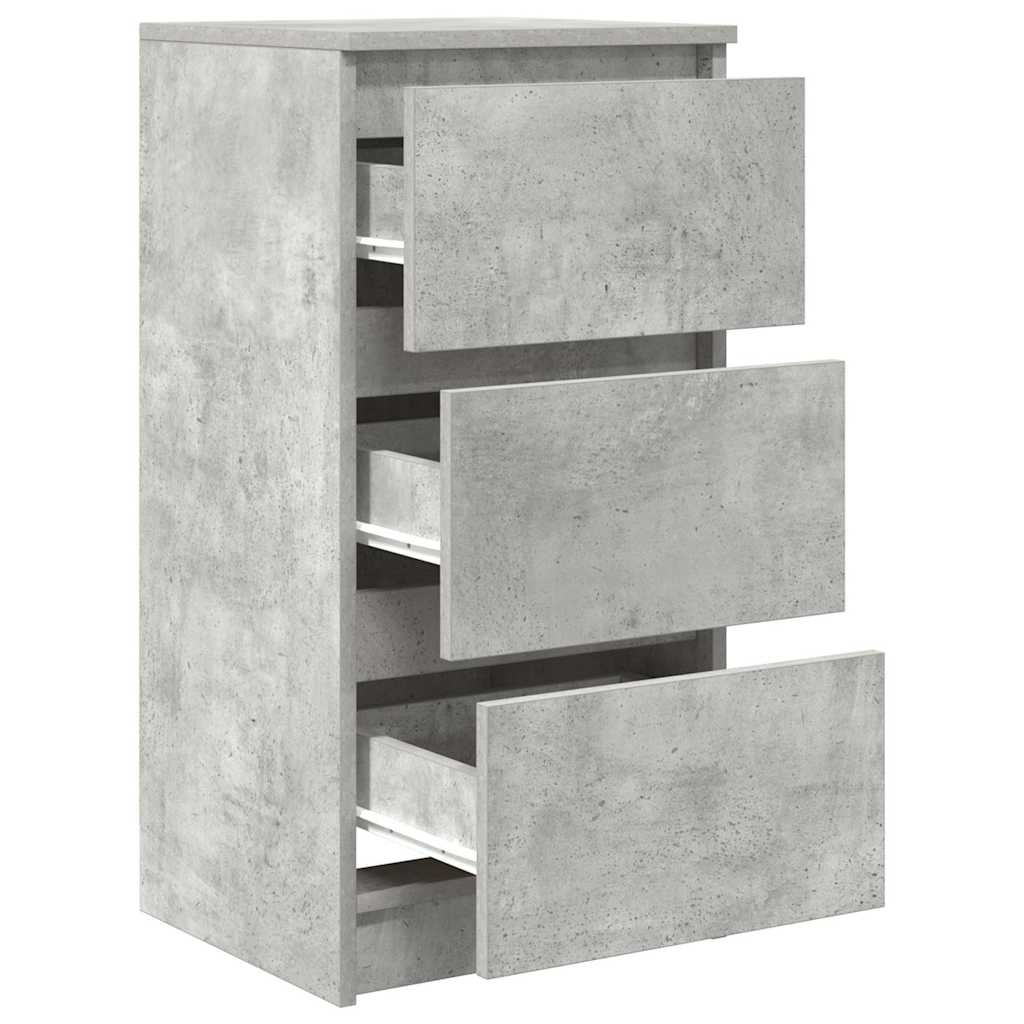 vidaXL Sideboard Concrete Grey 37.5x35x76 cm Engineered Wood