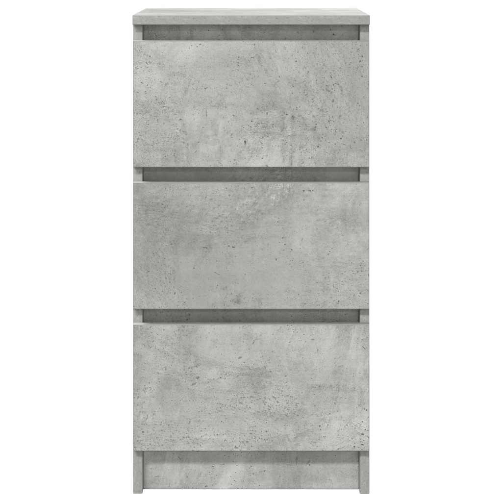 vidaXL Sideboard Concrete Grey 37.5x35x76 cm Engineered Wood