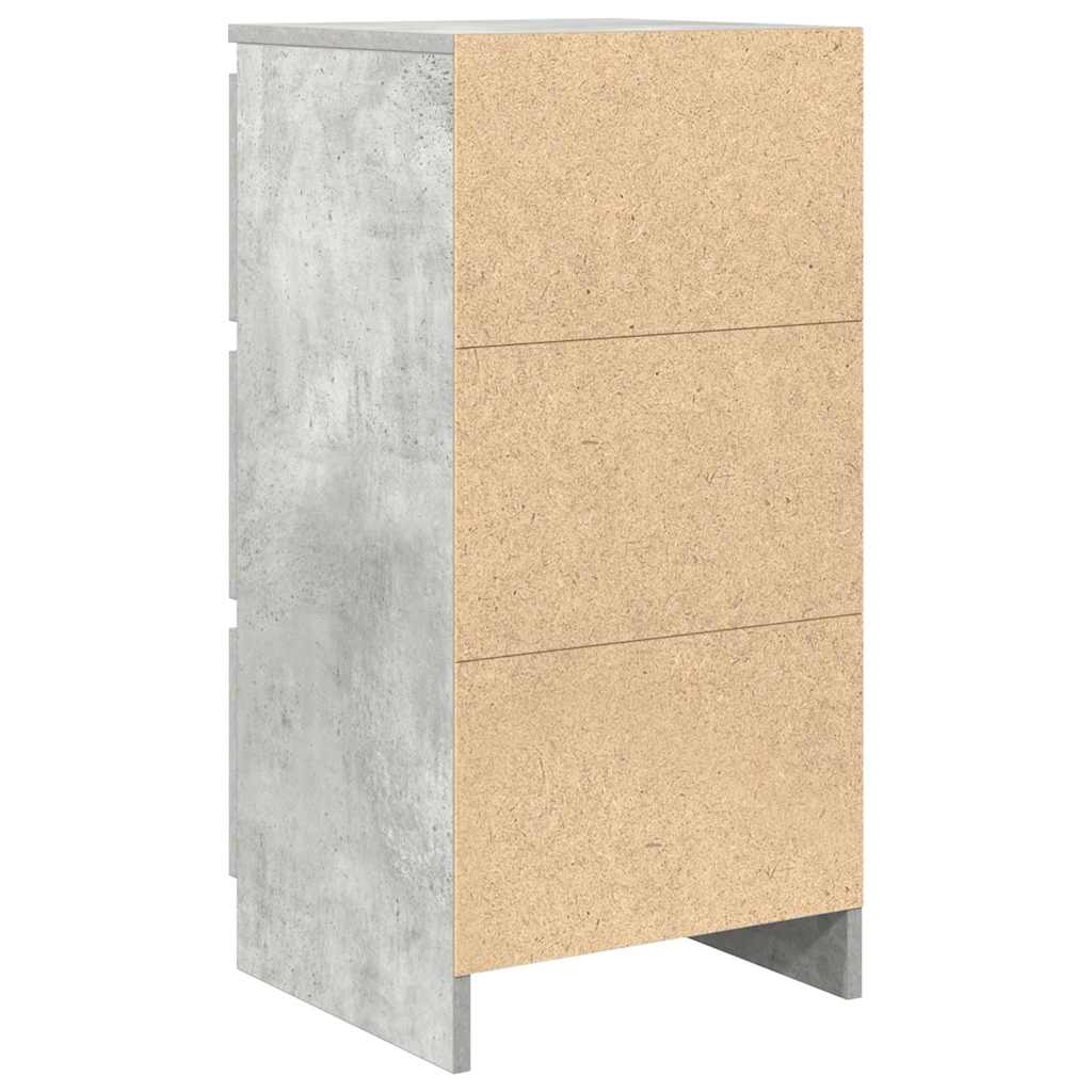 vidaXL Sideboard Concrete Grey 37.5x35x76 cm Engineered Wood