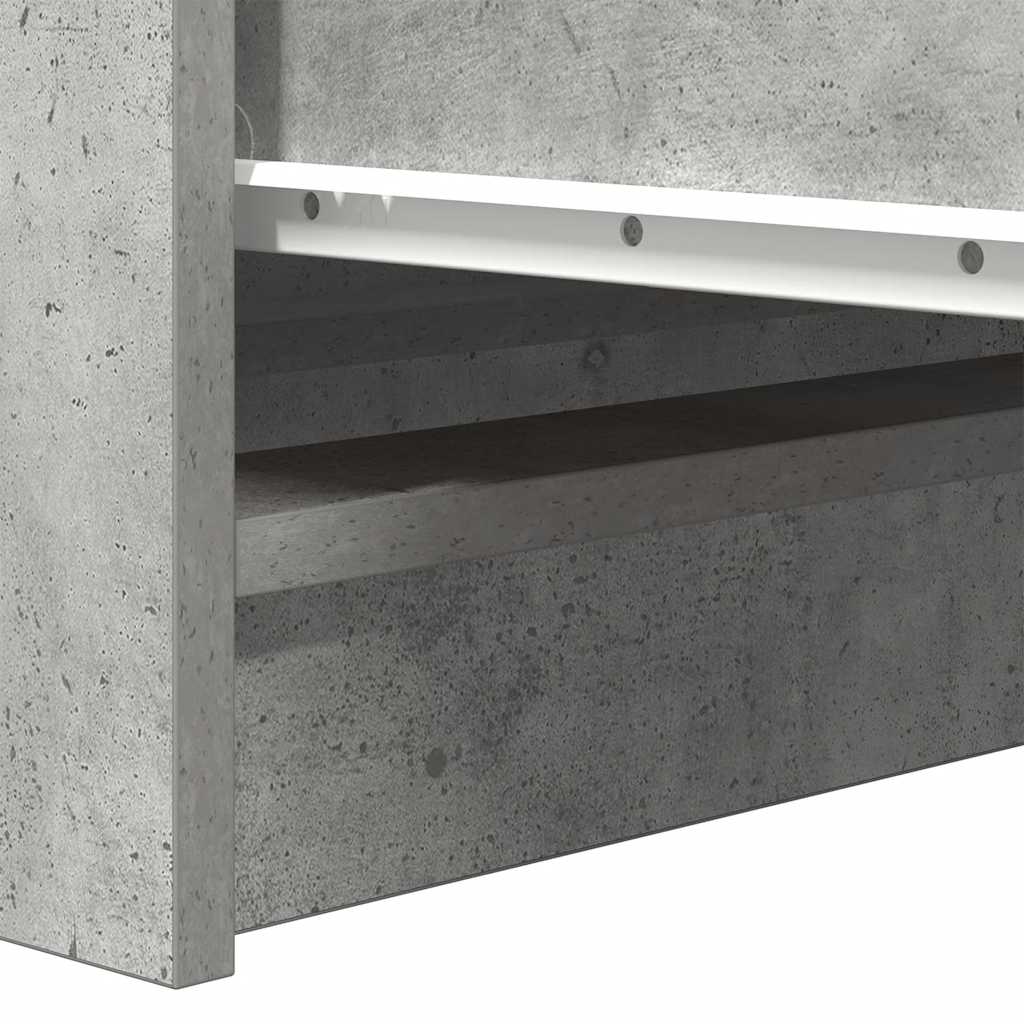 vidaXL Sideboard Concrete Grey 37.5x35x76 cm Engineered Wood