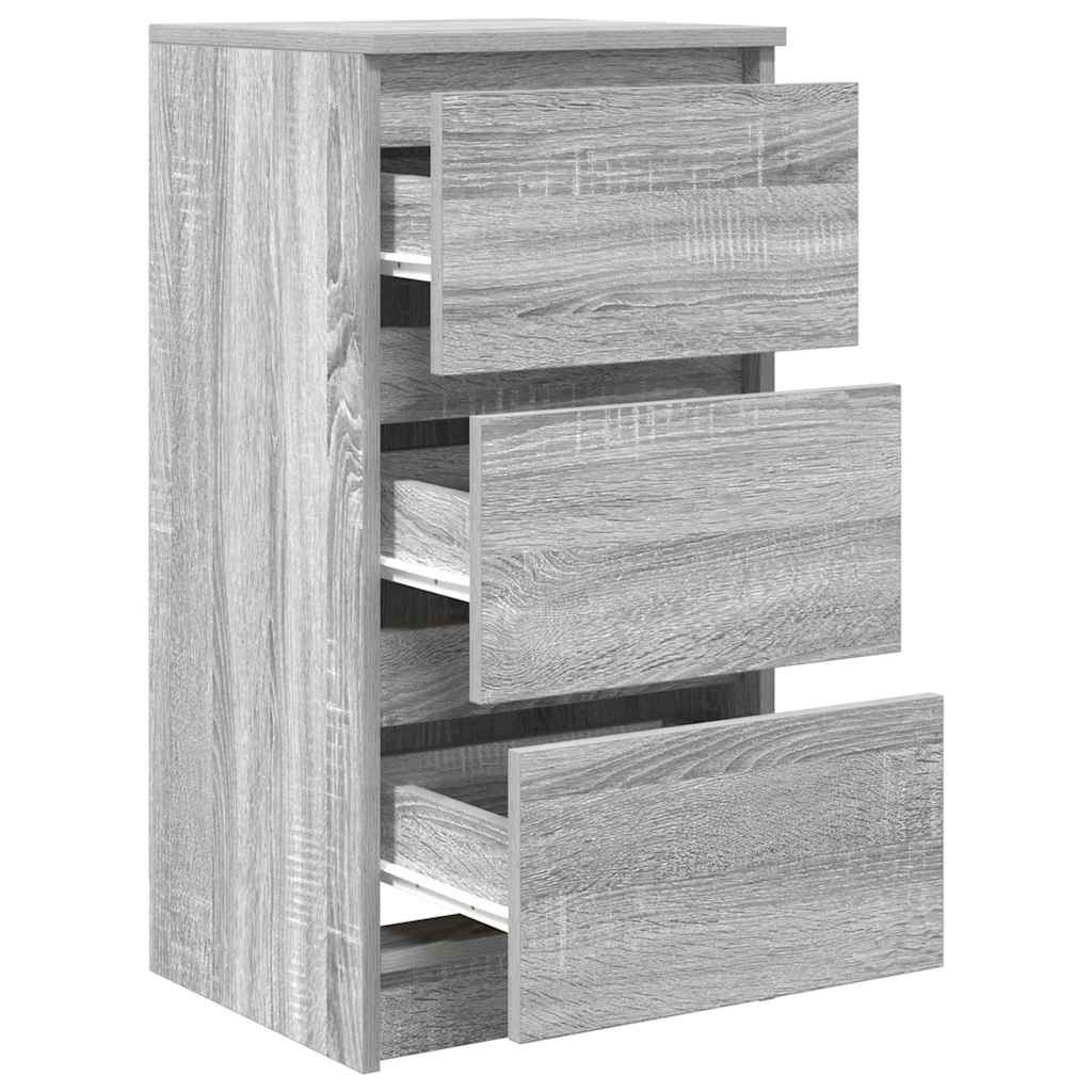vidaXL Sideboard Grey Sonoma 37.5x35x76 cm Engineered Wood