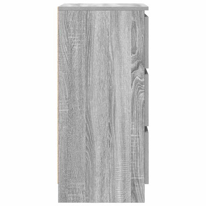 vidaXL Sideboard Grey Sonoma 37.5x35x76 cm Engineered Wood
