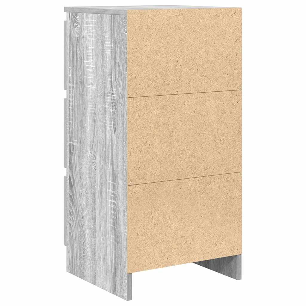 vidaXL Sideboard Grey Sonoma 37.5x35x76 cm Engineered Wood