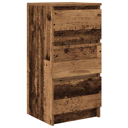 vidaXL Sideboard Old Wood 37.5x35x76 cm Engineered Wood