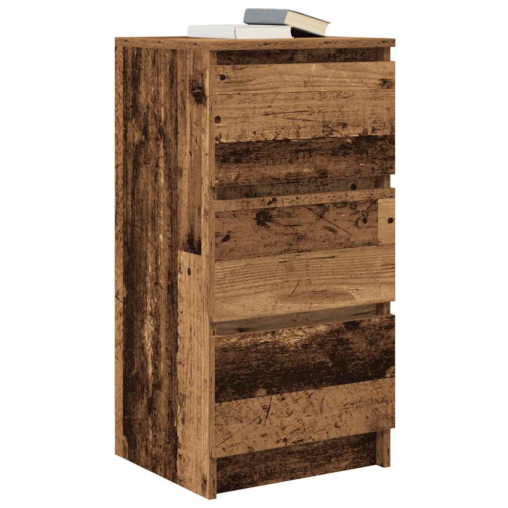 vidaXL Sideboard Old Wood 37.5x35x76 cm Engineered Wood