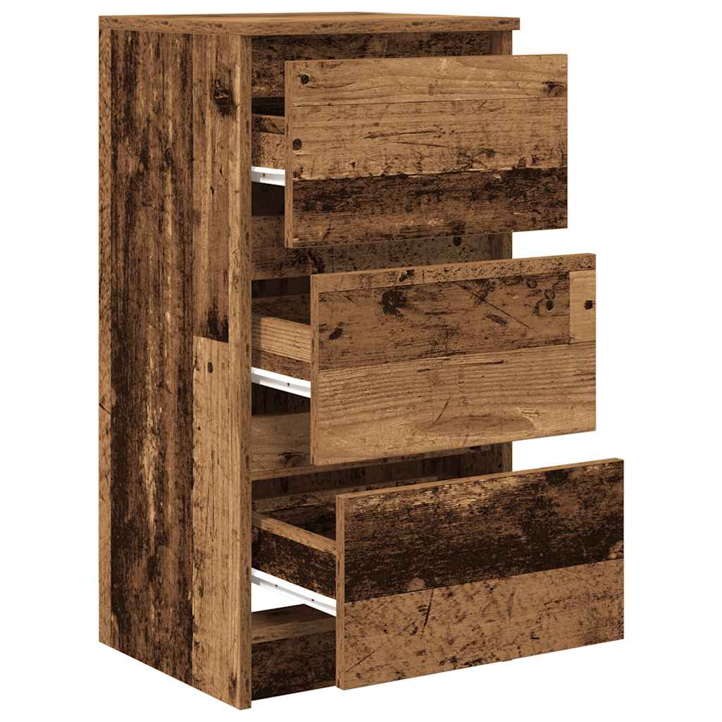 vidaXL Sideboard Old Wood 37.5x35x76 cm Engineered Wood
