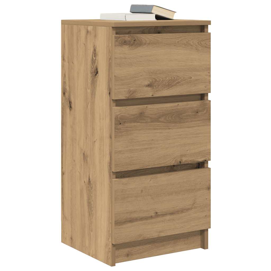 vidaXL Sideboard Artisan Oak 37.5x35x76 cm Engineered Wood
