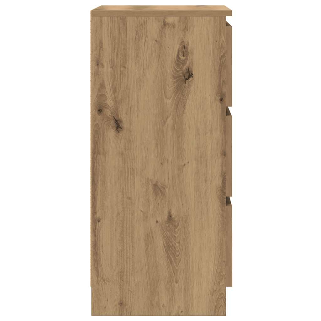 vidaXL Sideboard Artisan Oak 37.5x35x76 cm Engineered Wood