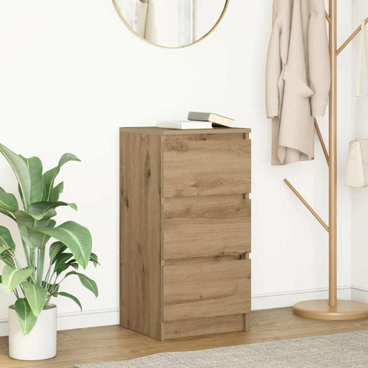vidaXL Sideboard Artisan Oak 37.5x35x76 cm Engineered Wood