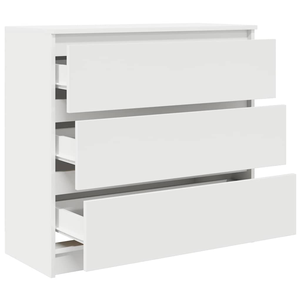 vidaXL Sideboard White 80x35x76 cm Engineered Wood