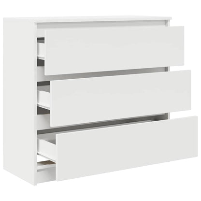 vidaXL Sideboard White 80x35x76 cm Engineered Wood