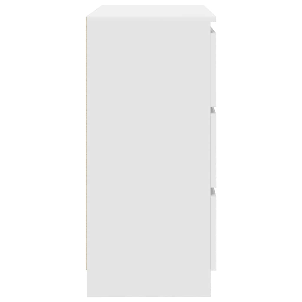 vidaXL Sideboard White 80x35x76 cm Engineered Wood