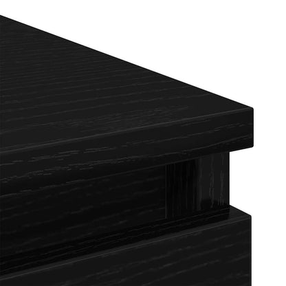 vidaXL Sideboard Black Oak 80x35x76 cm Engineered Wood