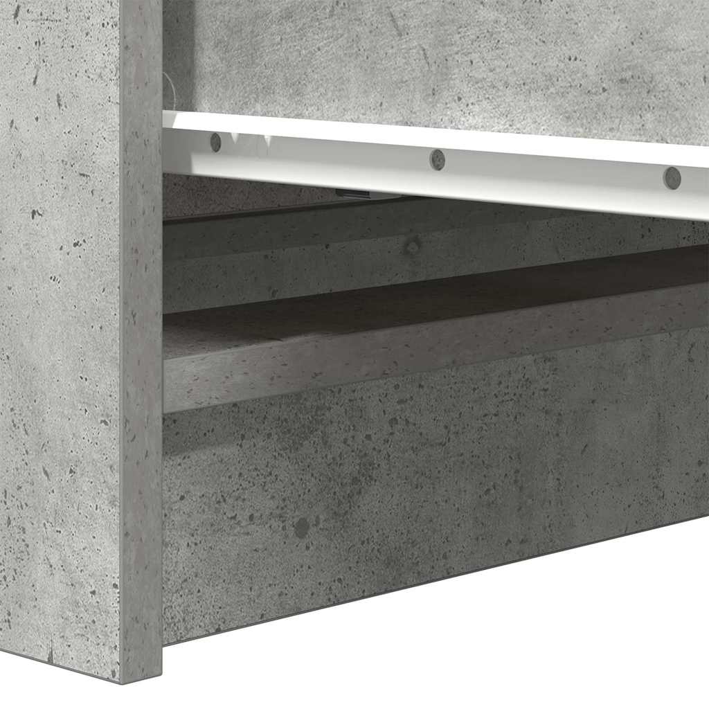 vidaXL Sideboard Concrete Grey 80x35x76 cm Engineered Wood