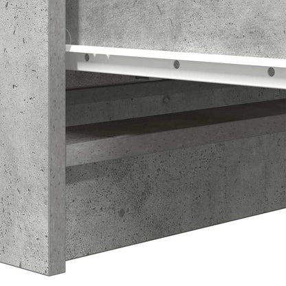 vidaXL Sideboard Concrete Grey 80x35x76 cm Engineered Wood