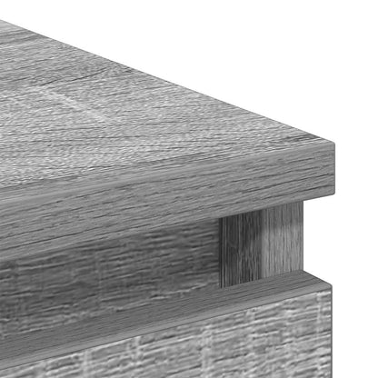 vidaXL Sideboard Grey Sonoma 80x35x76 cm Engineered Wood