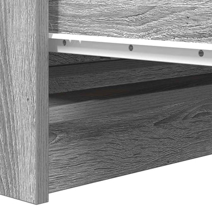vidaXL Sideboard Grey Sonoma 80x35x76 cm Engineered Wood
