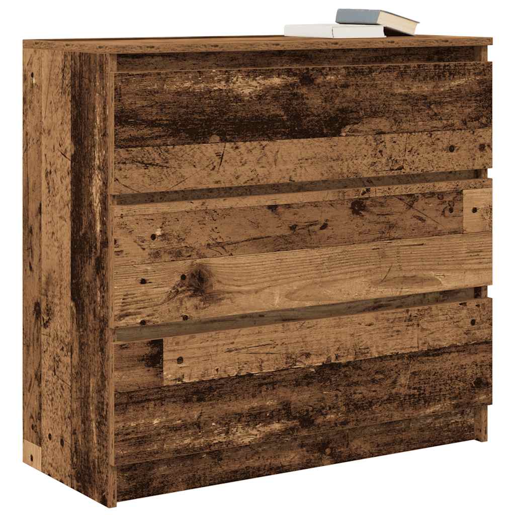 vidaXL Sideboard Old Wood 80x35x76 cm Engineered Wood