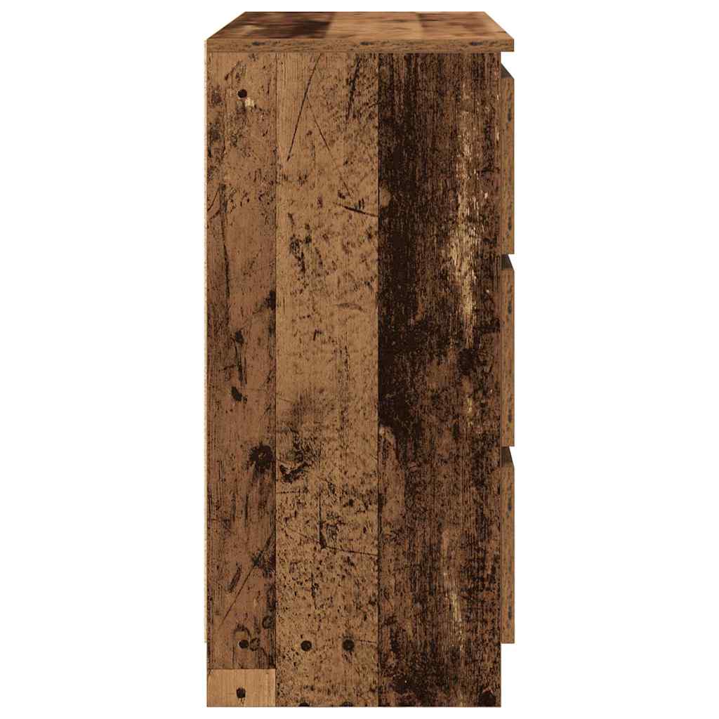 vidaXL Sideboard Old Wood 80x35x76 cm Engineered Wood