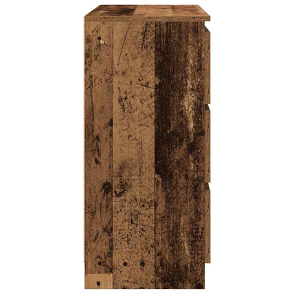 vidaXL Sideboard Old Wood 80x35x76 cm Engineered Wood