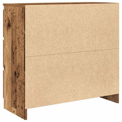 vidaXL Sideboard Old Wood 80x35x76 cm Engineered Wood