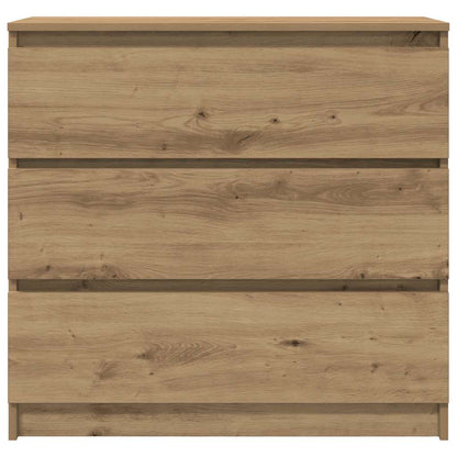 vidaXL Sideboard Artisan Oak 80x35x76 cm Engineered Wood