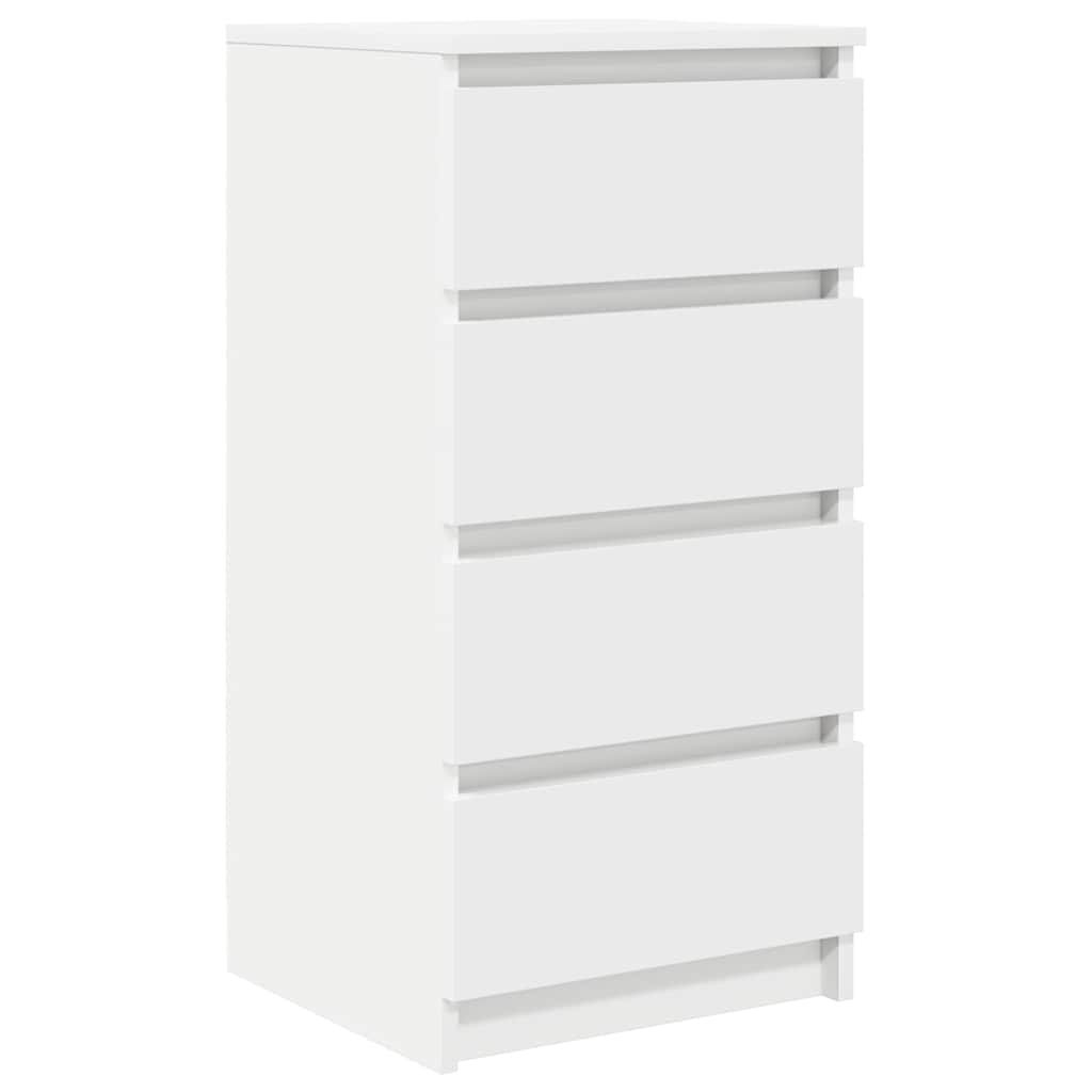 vidaXL Sideboard White 37.5x35x76 cm Engineered Wood